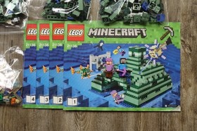 LEGO&reg; Minecraft 21136 The Ocean Monument 100% Complete With Instructions