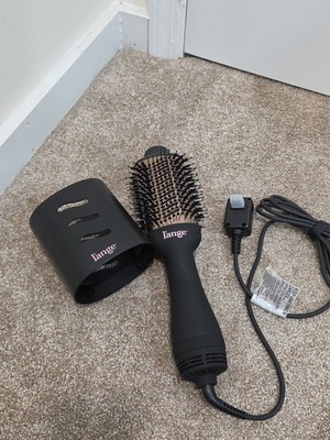 L'ange 2 in 1 Volumizing Brush Hair Dryer AB313 3” Black Lange
