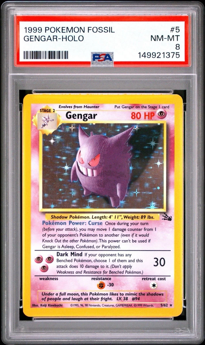 Gengar Pokémon TCG Professional Sports Authenticator (PSA