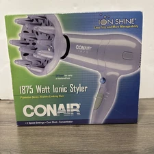 Conair 1875watt Ionic Styler , 2 Speed Settings With Diffuser Model 229T