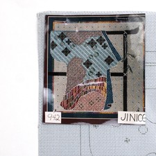 JINICE NEEDLEPOINT CANVAS: KIMONO DRAWN DESIGN BM