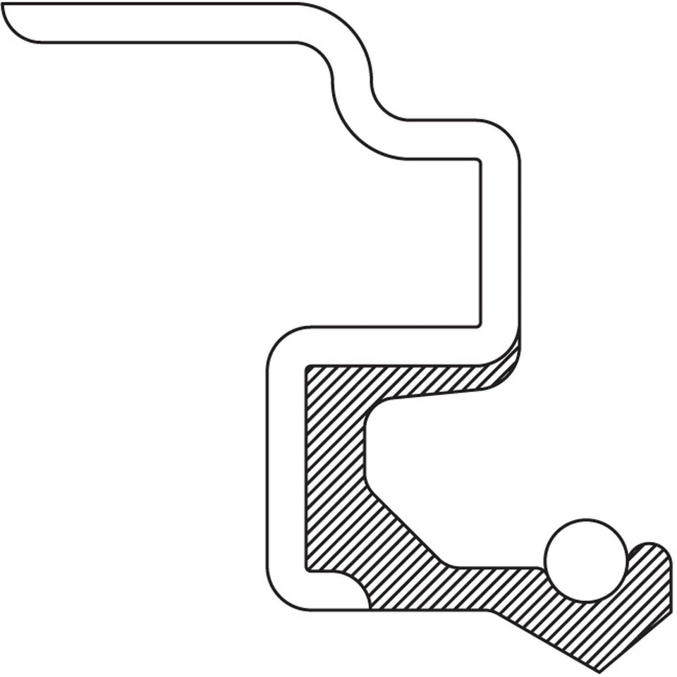 Sello de rueda National 8594S para modelos selectos de Buick Oldsmobile Pontiac 64-69 Foto 2 de 4