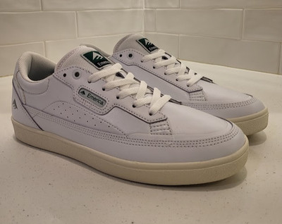 Emerica Gamma White Mens Size 9.5 Skateboarding ES