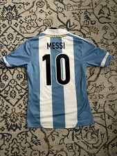 2012 Adidas Argentina Home Soccer Jersey Lionel Messi Men  World Cup
