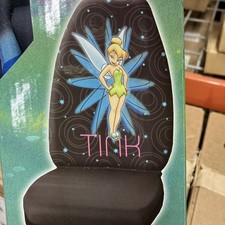 New 2 Pc Set - Tinkerbell Pixie Power Front Car Seat Covers Plasticolor