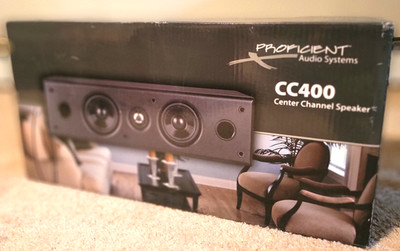 Proficient Audio CC400 3-WAY Center Channel Speaker 100W Audiophile Home Theater