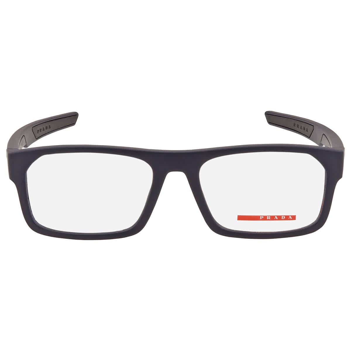 Демонстрационные прямоугольные мужские очки Prada Linea Rossa PS 08OV UR71O1 55 31690₽