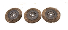 4" CRIMPED WIRE WHEEL BRUSH LOT OF 3