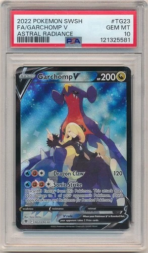 2022 POKEMON SWSH ASTRAL RADIANCE FULL ART GALARIAN MOLTRES V #TG20 PSA 10 GEM