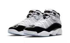 Jordan 6 Rings Men's Size 13 White/Metallic Gold-Black-Ice CW6993 100 Fast Ship