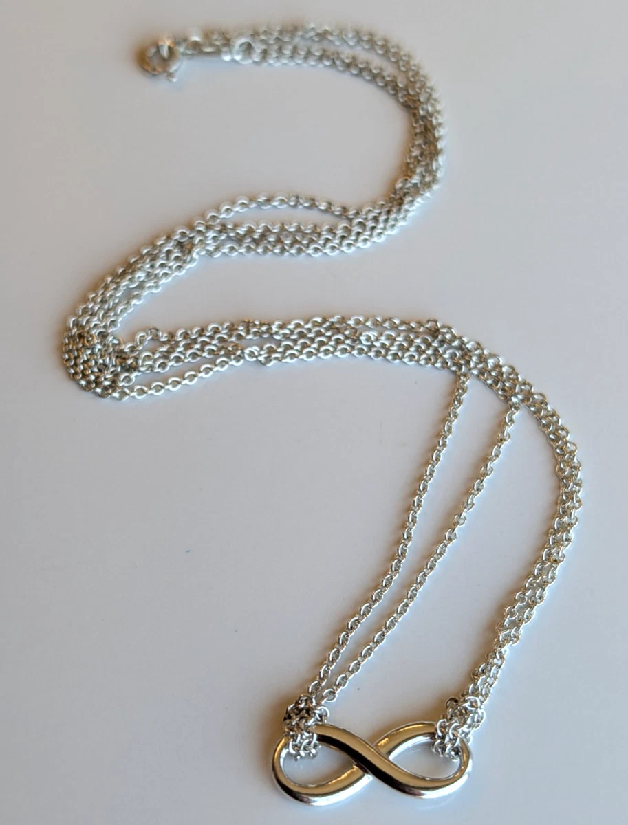Tiffany Infinity Necklace for sale - eBay