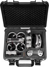 Lekufee Waterproof Hard Carrying Case for DJI Avata 2, Fly More Combo Goggles 3