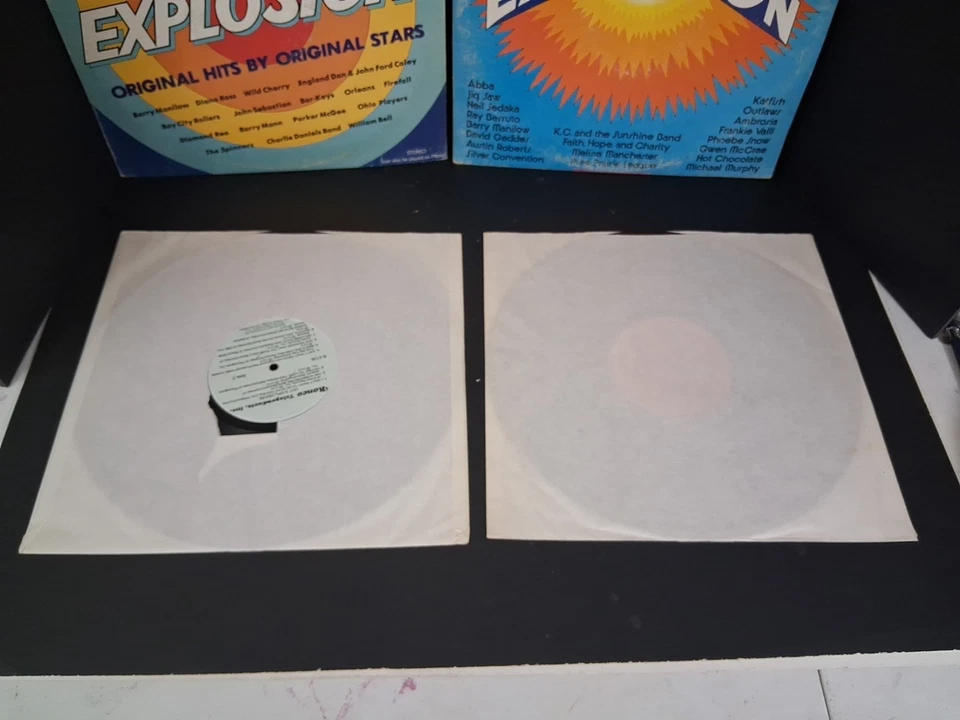 1976 Ronco Records Sound Explosion &1988 Hit Explosion By Original Artists Vinyl - Image 3 of 4