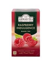 Ahmad Raspberry Flavored Black Tea Bags 20 Count Fruity Summer Brew