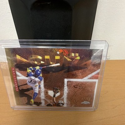 Topps Chrome 2026 Perspectives Ronald Acuña Jr. Gold Logofractor 27/50