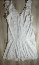 NWOT Polo Ralph Lauren Womens Dress White 16 Sleeveless Summer 100% Cotton
