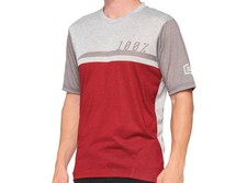 100 Airmatic Short Sleeve MTB Jersey - Cherry-Gray