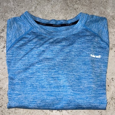 Hind Short Sleeve Lightweight Blue Activewear Running T-Shirt Size L NEW