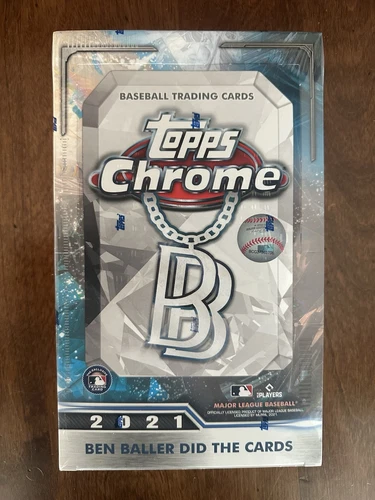 2021 Topps Chrome Ben Baller Edition Sealed Hobby Box - Fast Shipping! 24 Packs