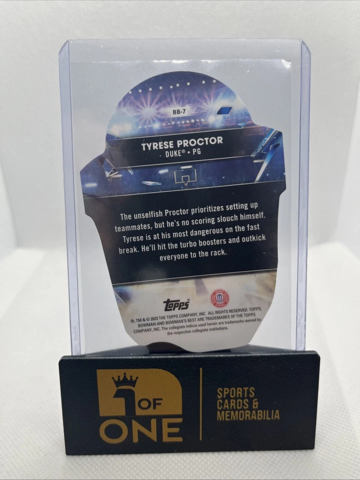 2023 Bowman Best U - Buckets - Tyrese Proctor - Duke  - Image 2 of 2