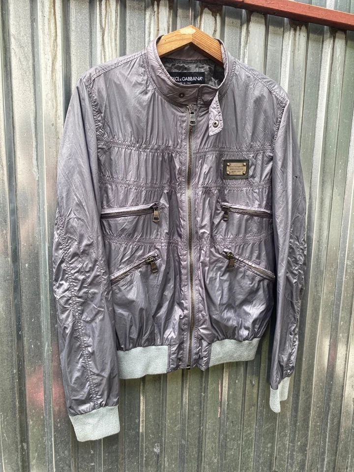 CHAQUETA DE NAILON CARGO RECORTADA DOLCE GABBANA AVANT GARDE MUY RARA DE COLECCIÓN CRAZY Foto 3 de 4