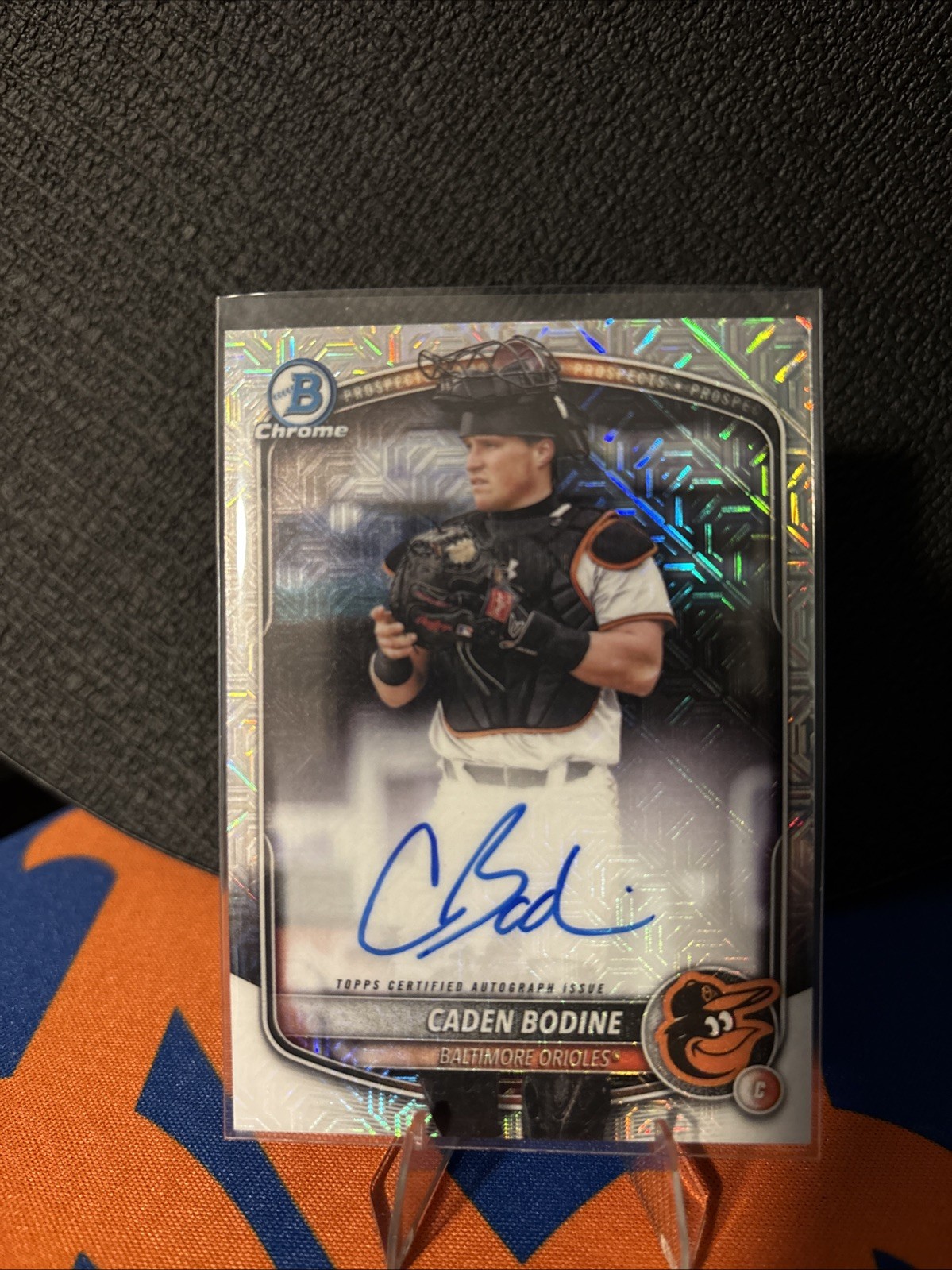 Caden Bodine 2025 Bowman Draft Auto Mega Box Mojo Orioles Prospect #BMA-CB