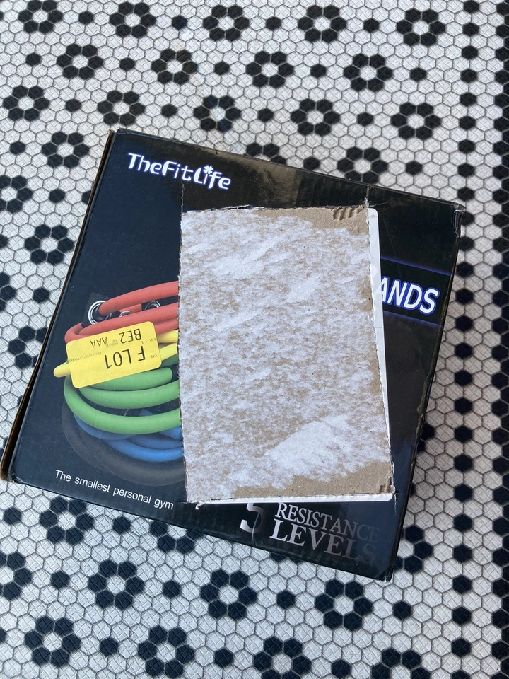 The Fit Life Resistance Bands Exercise Fitness Workout Equipment Yoga Strength - Image 4 of 4