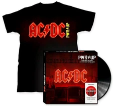 AC/DC - PWR UP - Exclusive Bundle Vinyl LP & T-Shirt Size Large Sealed NEW