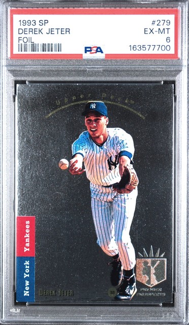 1993 Upper Deck SP DEREK JETER FOIL #279 RC New York Yankees - PSA 6 EX-MINT