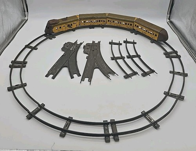 #ad Vintage Hafner M 10000 Overland Flyer Union Pacific Model Train Set $199.99