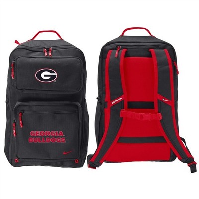 georgia bulldogs nike backpack Action And the fact that it can hold up to a 19 laptop makes it suitable for larger devices Nike Georgia Bulldogs Utility Speed