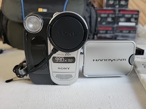 Paquete Sony HandyCam CCD-TRV138 HI-8. Probado. Manuales, cintas adicionales, lógica de estuche - Imagen 13 de 16