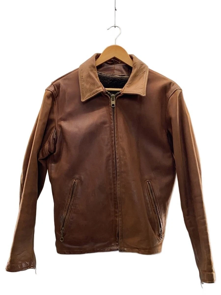 Chaqueta Schott Single Riders 36 cuero marrón 4169