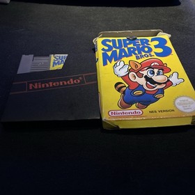 Super Mario Bros. 3 (NES, PAL UKV) Boxed + Nintendo Sleeve