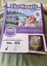The Noggle Car AC Back Seat Cool Air Vent Extender Kids Pets 8 Ft gray NOS