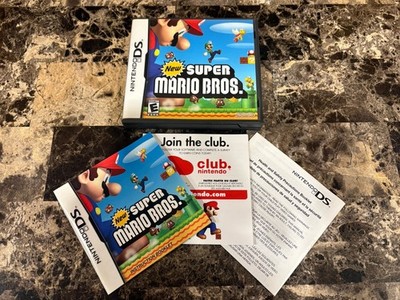 Nintendo DS New Super Mario Bros Case And Manual/Inserts Only NO GAME! Very Nice
