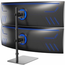 VIVO Dual Ultrawide Monitor Desk Stand, Mount for 2 Computer Screens up to 49"