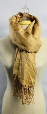 pashmina Shawl Wrap Women 100% Pashmina Solid Scarf 70”x30” BROWN