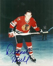 Chicago Blackhawks Dennis Hull Signed Autographed 8x10 Photo COA