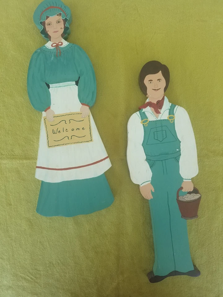 Arte de pared colgante vintage primitivo decoración del hogar de campo granja  Foto 2 de 4