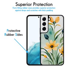 Phone cases for Samsung S26, S25, S24, S23, S22, S21, S20, flower color cute