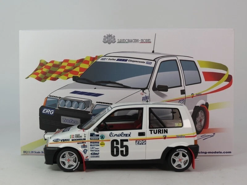 Fiat 131 Abarth Alitalia 1978 - Kyosho 1:18 - Modèle Rallye Walter Röhrl (Portugal)