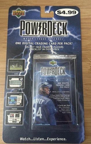 1999 Upper Deck Baseball PowerDeck Factory Sealed Digital Card Pack