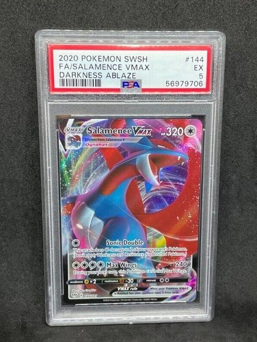 Salamence VMAX graded PSA 5 for sale on eBay