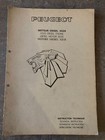 Manuel D’atelier Peugeot Moteur Diesel XD2S 604 505