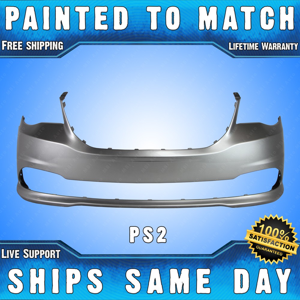 Painted Silver PS2 Front Bumper for 2011-2020 Dodge Grand Caravan