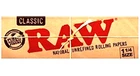 Raw 1 1/4 Rolling Papers Classic Unrefined 50 LVS/PK 1 Pack *USA SHIPPED*