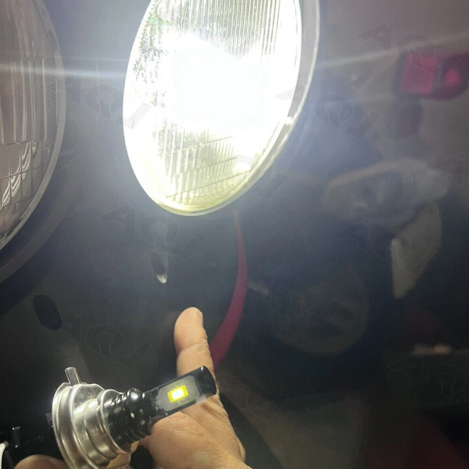 4pcs 5 3/4" 5.75 in LED Headlight Hi/Lo Beam for GMC C15/C1500 Suburban 1975 - Image 3 of 4