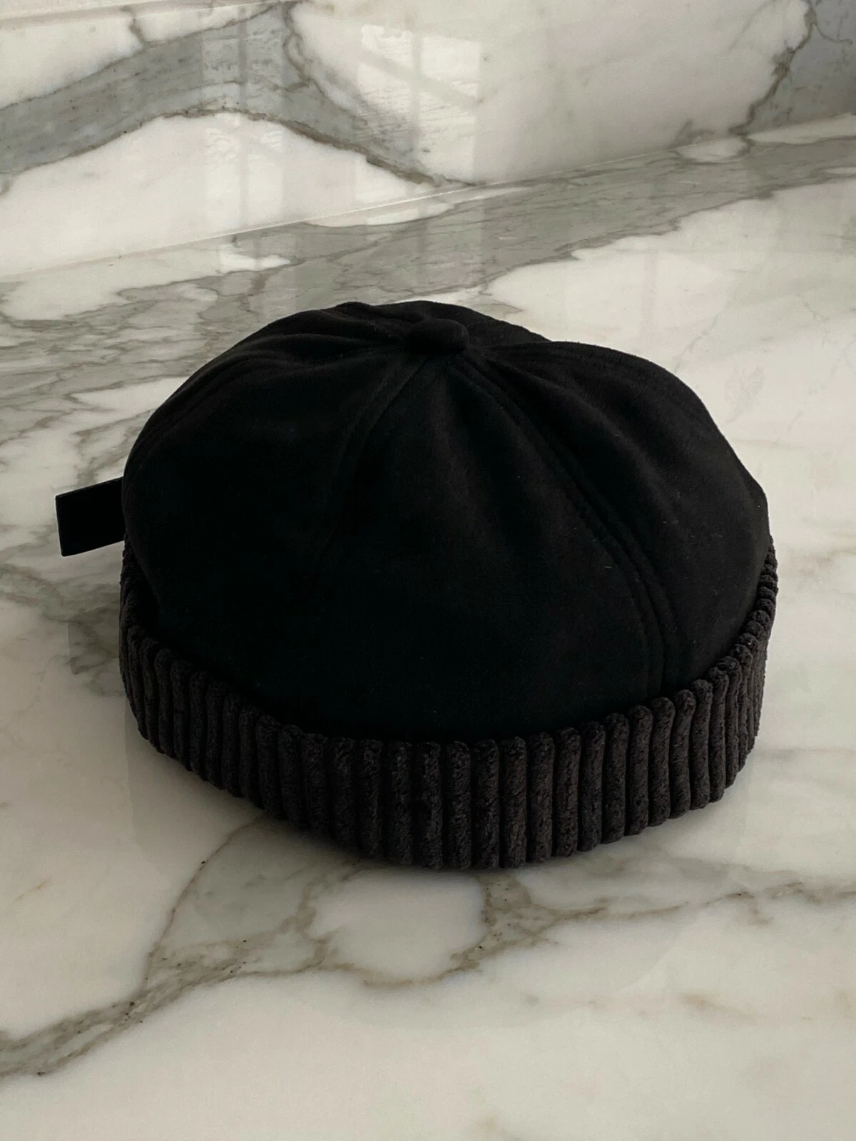 Unisex Retro Rolled Cuffed Brimless Worker Harbor Cap Hat Beanie (Adjustable)