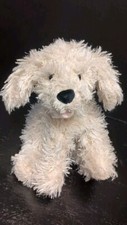 Gund Designer Pups Scruffy White Labradoodle Karina Puppy Dog Plush Realistic